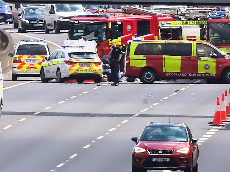 Two motorcyclists killed in M50 collision with truck