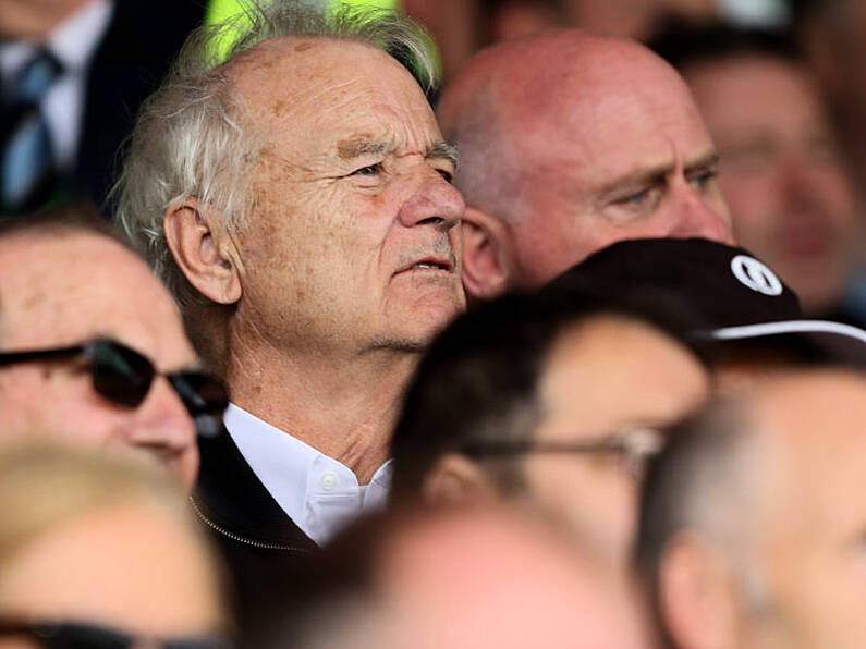 Hollywood actor Bill Murray attends All-Ireland hurling quarter-final