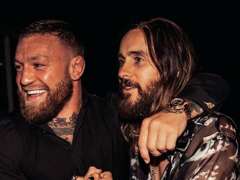 Conor McGregor meets Jared Leto at Kendrick Lamar concert