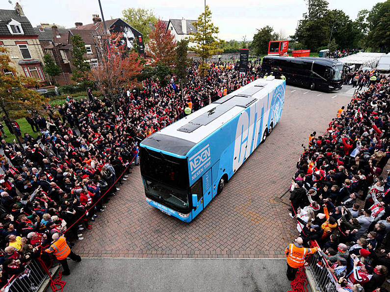 Merseyside Police receive complaint of alleged criminal damage to Man City bus