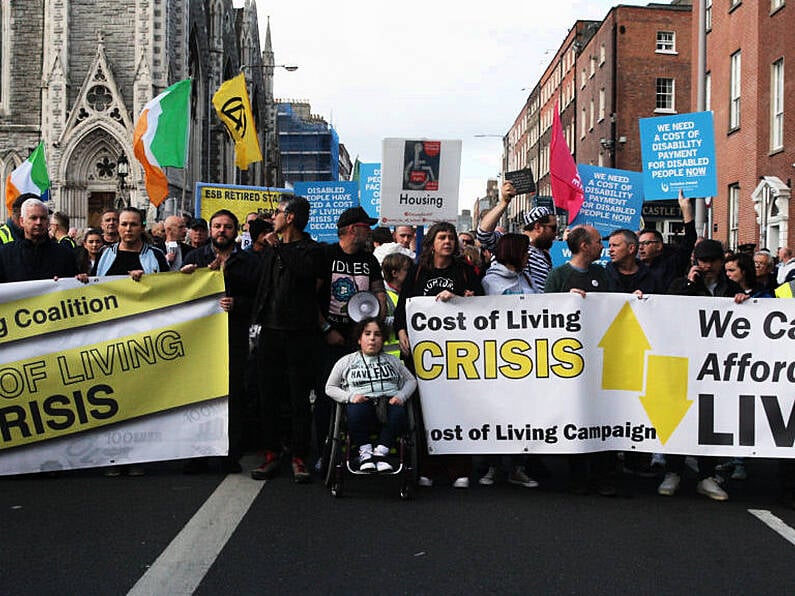 Cost-of-living protests taking place across the country today