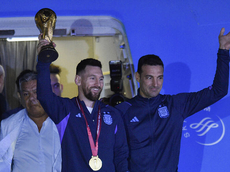 Amazing pictures as huge crowds welcome Argentina team after World Cup victory