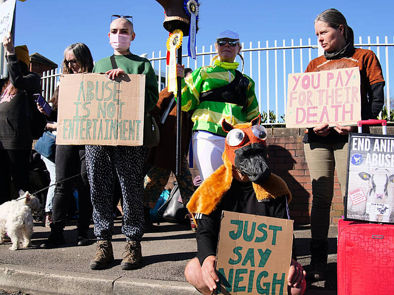 Three arrested ‘over potential co-ordinated disruption’ at Aintree Grand National