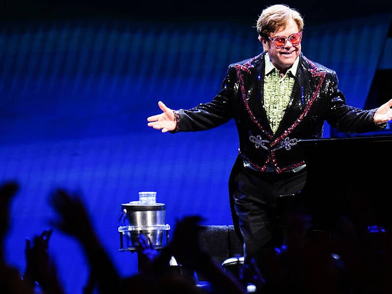 Elton John greets Manchester City’s FA Cup winners at airport