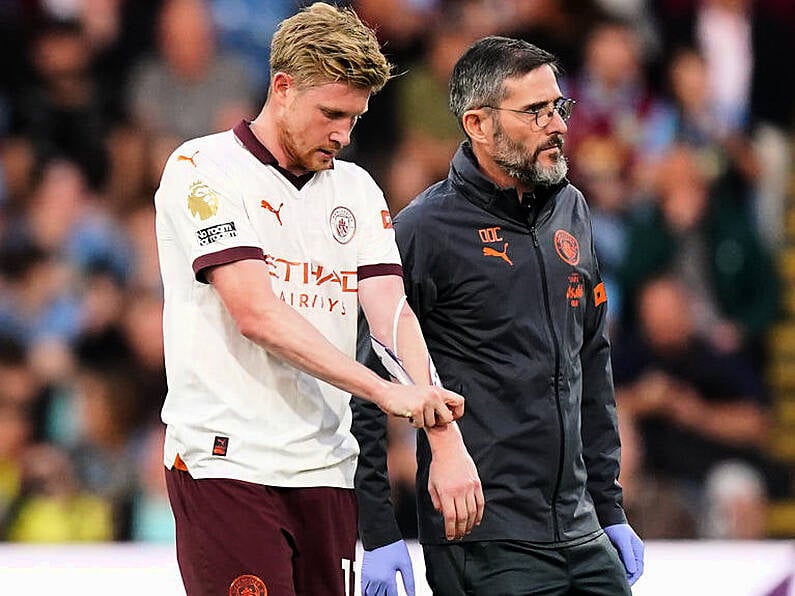 Kevin De Bruyne facing up to four months out and may require surgery