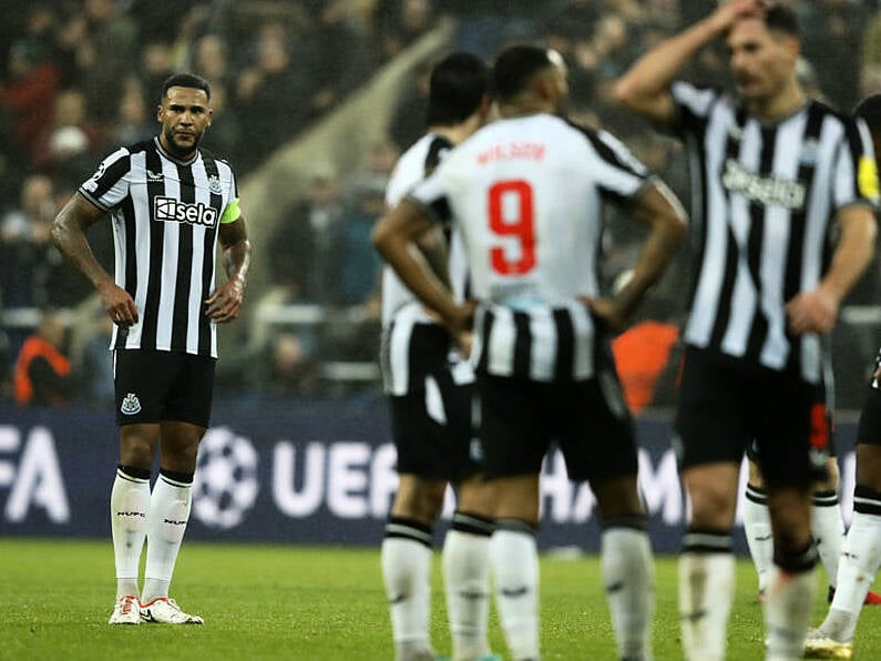 Newcastle suffer Champions League setback with defeat to Borussia Dortmund