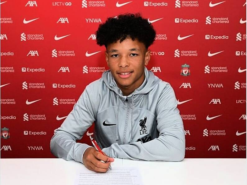 17-year-old Irish winger Trent Kone-Doherty signs contract with Liverpool