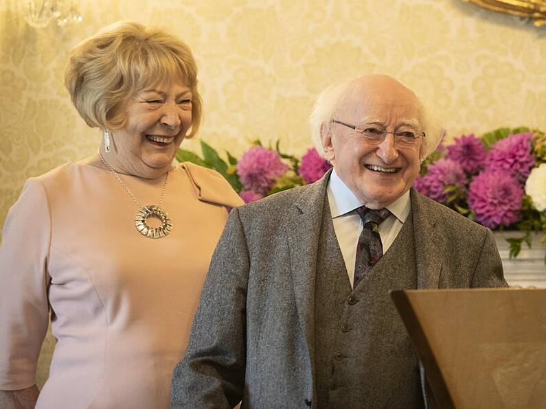 Sabina Higgins receiving treatment for breast cancer