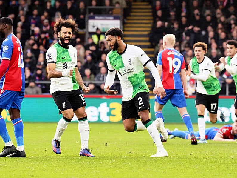 Landmark goal for Mohamed Salah as Liverpool fight back at Crystal Palace