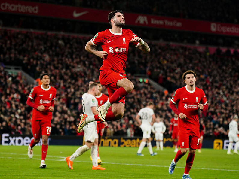 Dominant Liverpool hit five against West Ham to reach Carabao Cup semi-finals