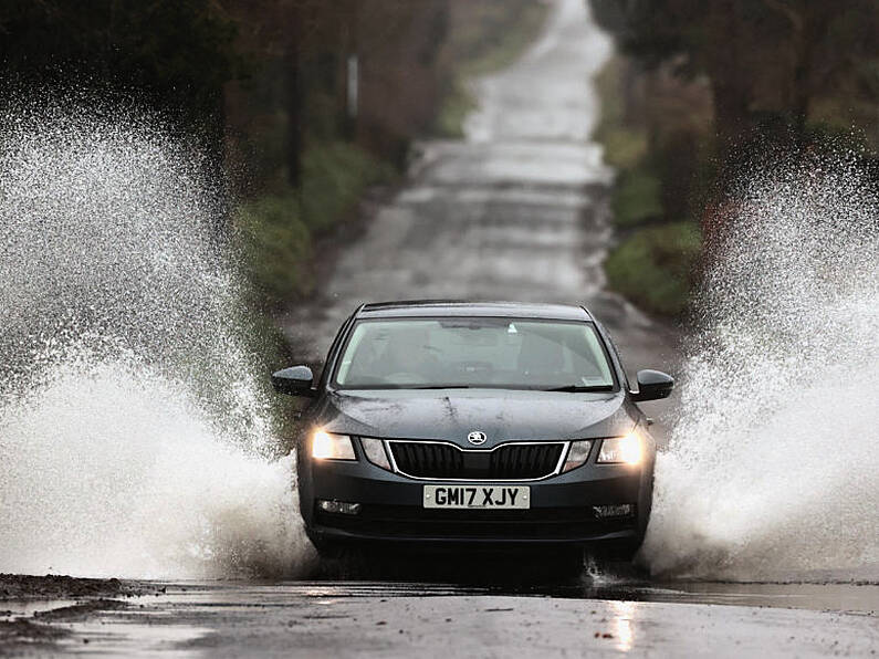 Status Yellow - Rainfall warning for Waterford and Wexford