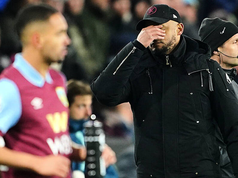 Vincent Kompany frustrated as Burnley held by Luton