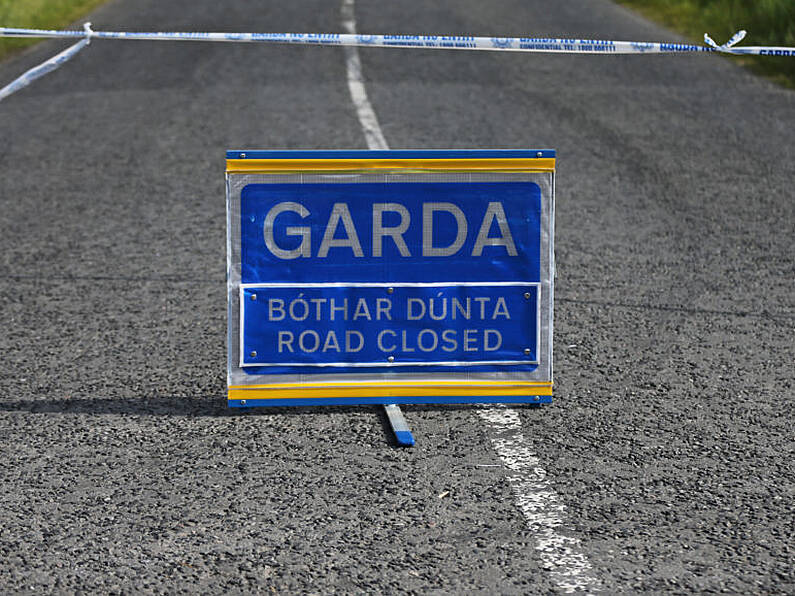 Gardaí at scene of crash in Wexford