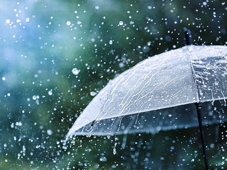 Status yellow rain warning issued for entire South East