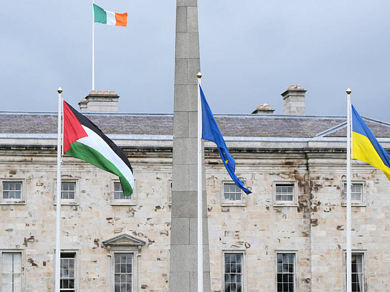 Man in court charged over alleged attempt to remove Palestinian flag from Leinster House