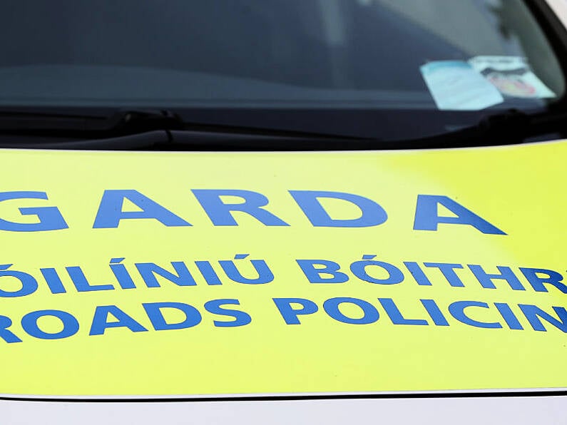 Gardaí at the scene of Waterford crash