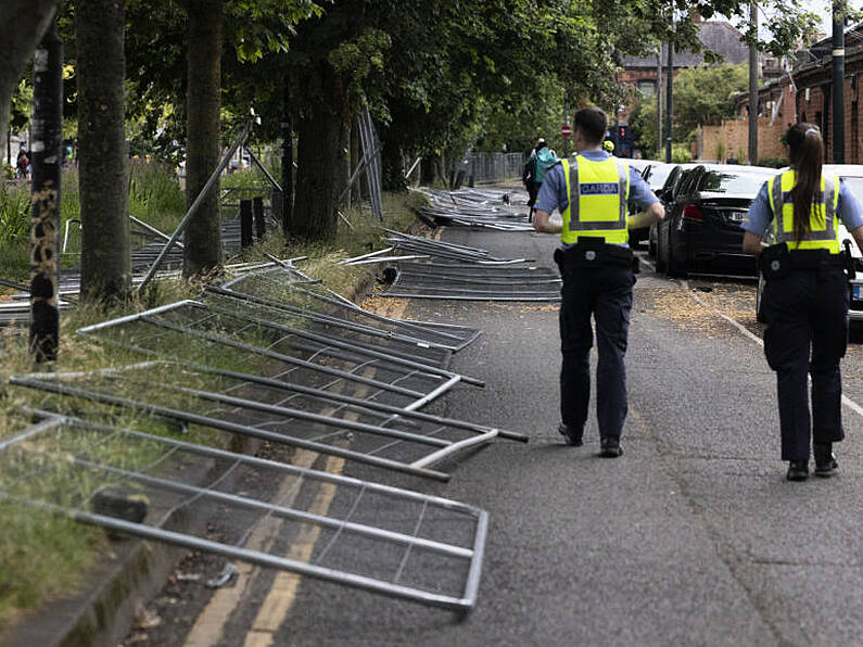 Fences along Grand Canal pulled down following protest