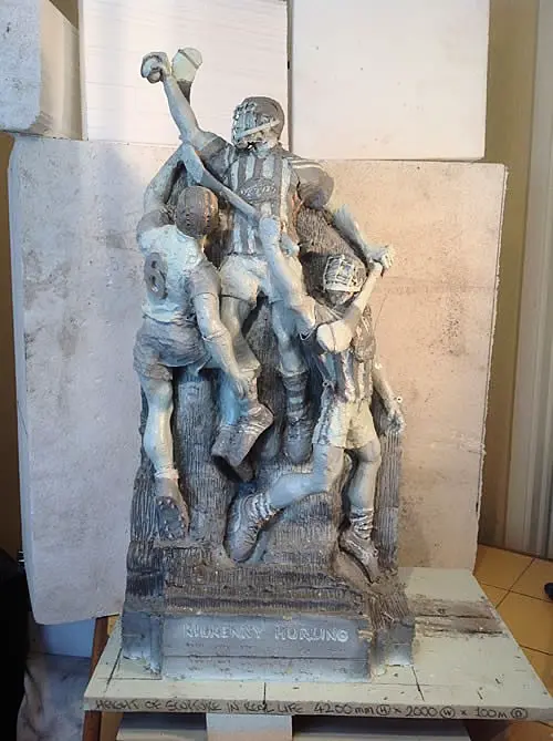 Hurling sculpture