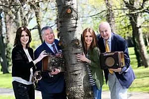 l-r Dee Woods, Radio Nova, Joe Duffy RTE, Jenny Greene, RTE and Bobby Kerr, Newstalk