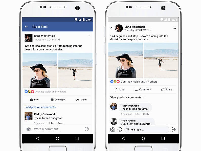 Facebook ditches trademark blue as it rolls out redesign