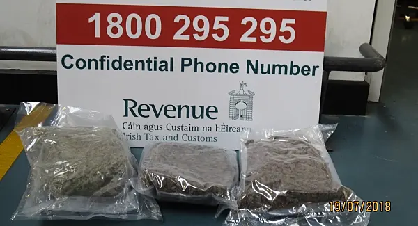 Parcels containing €148,000 of herbal cannabis seized at Portlaoise Mail Centre