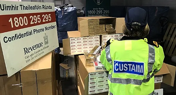 Customs seize nearly eight million cigarettes from container at Dublin Port