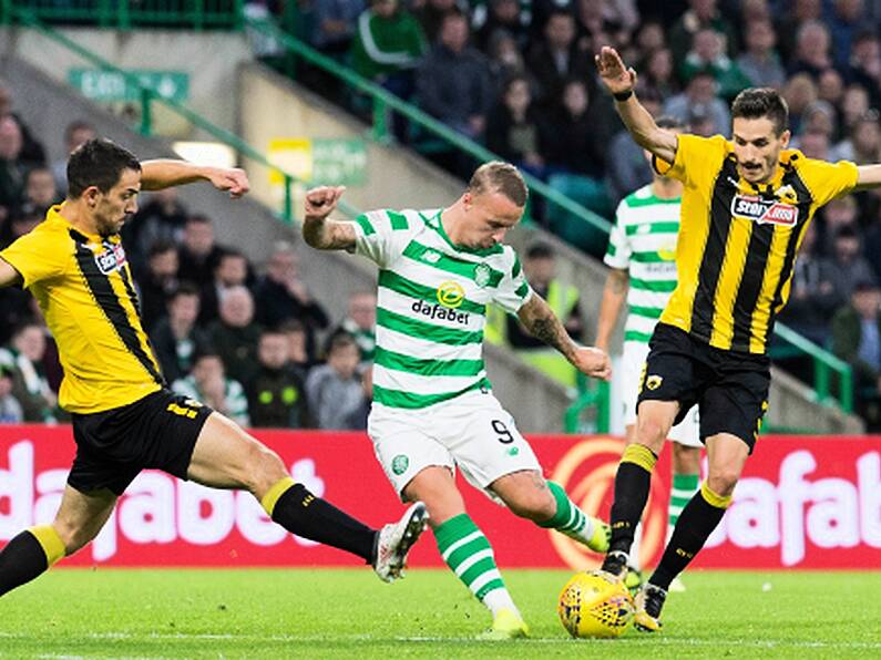 Celtic held at home by 10-man AEK to dent Champions League hopes