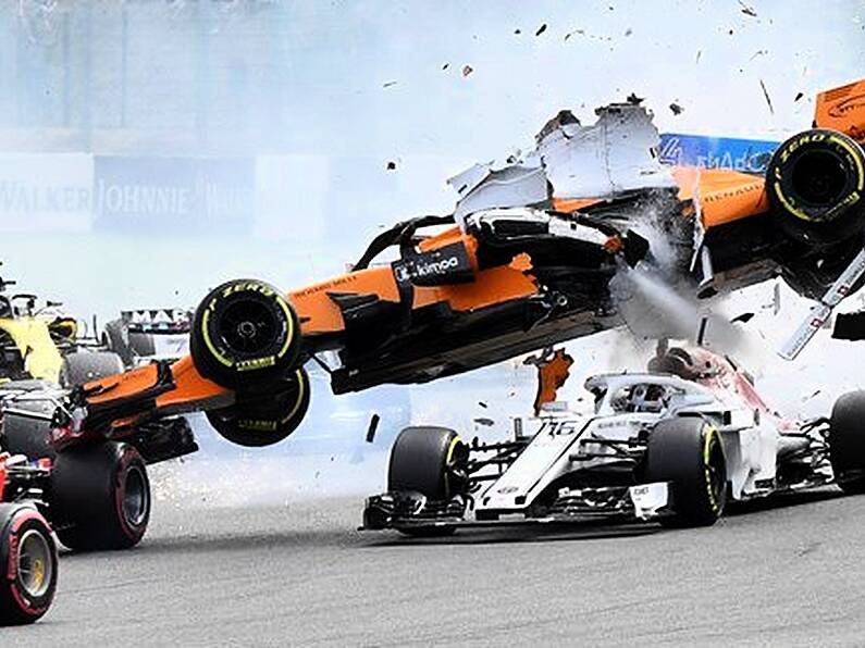 On-board F1 camera shows how close Charles Leclerc came to disaster