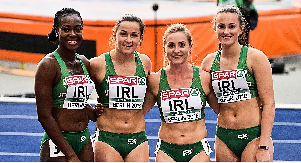 'Bittersweet' day at European Championships as women's relay team set national record