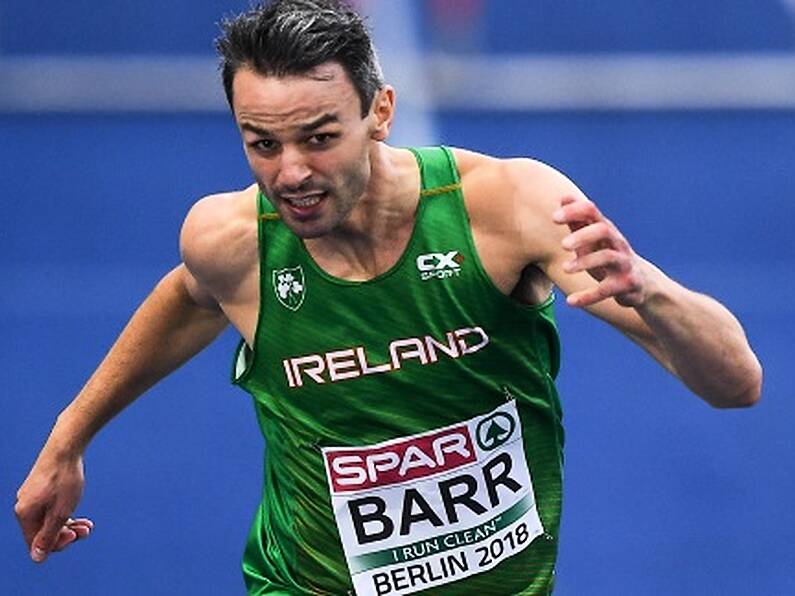 Thomas Barr wins his heat to qualify for the European semi-finals