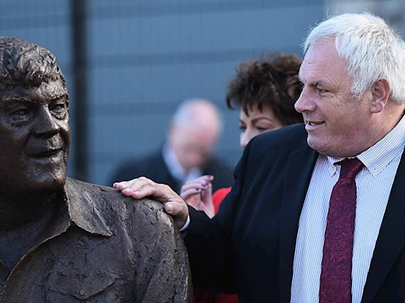 President pays tribute to Big Tom McBride's 'warmth and compassion' as he unveils country legend's statue