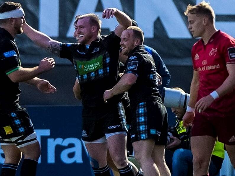 Munster slump to defeat at Glasgow