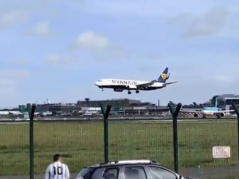 WATCH: Storm Ali causes Ryanair flight to abort landing at last second