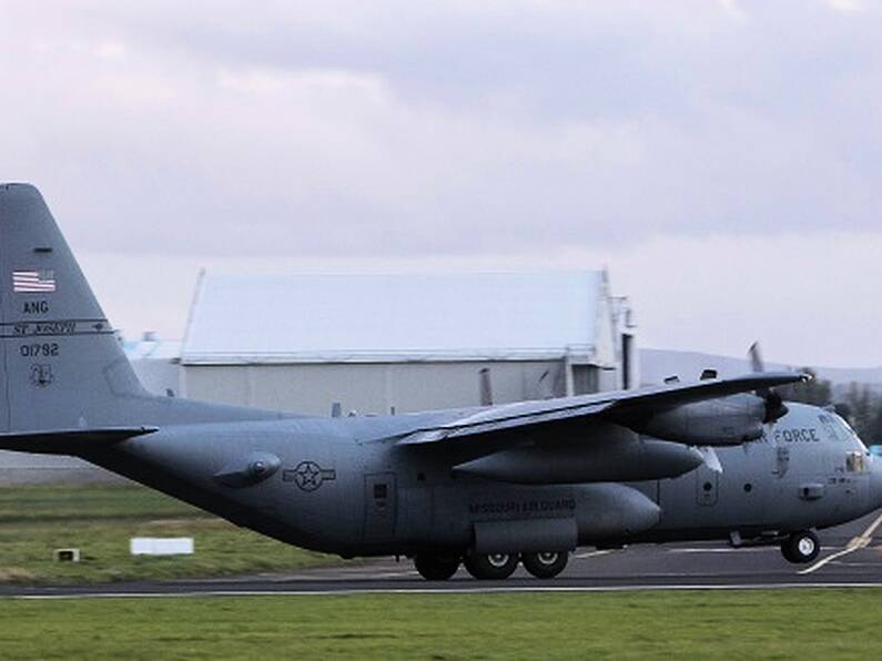 US military aircraft makes emergency landing at Shannon after engine issue