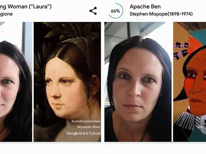 Find your long-gone doppelganger with Google's Art Selfie