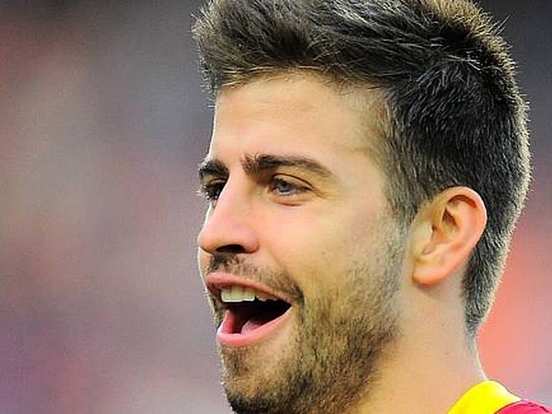 Gerard Pique saves point for 10-man Barcelona after Stuani double