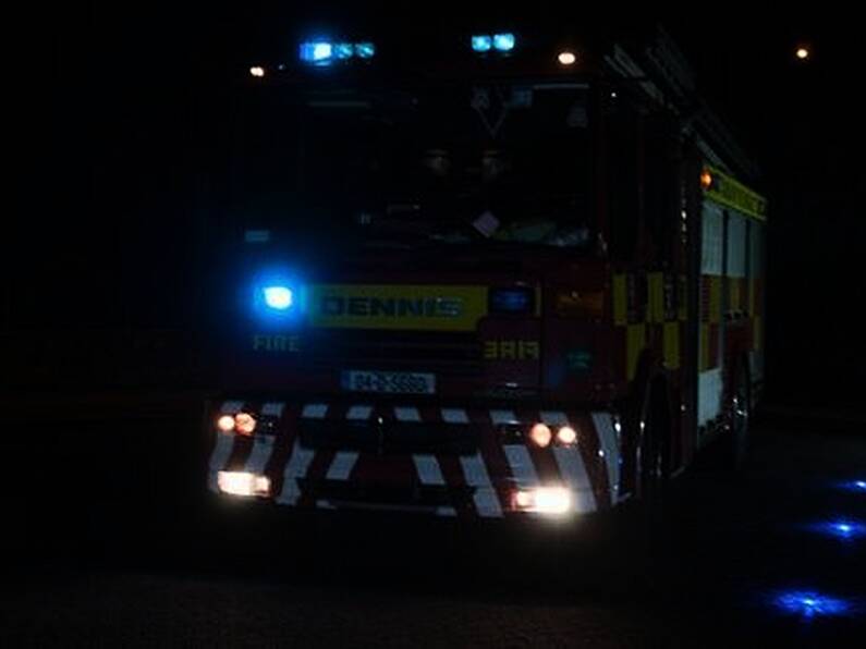 Flamming moped blocked door of Dublin flat, trapping person inside