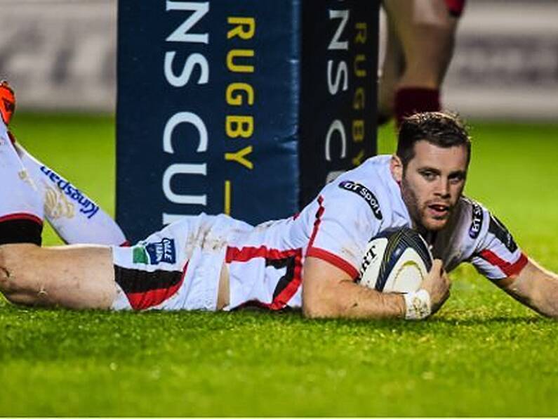 Ulster centre Darren Cave out for eight weeks with fractured thumb