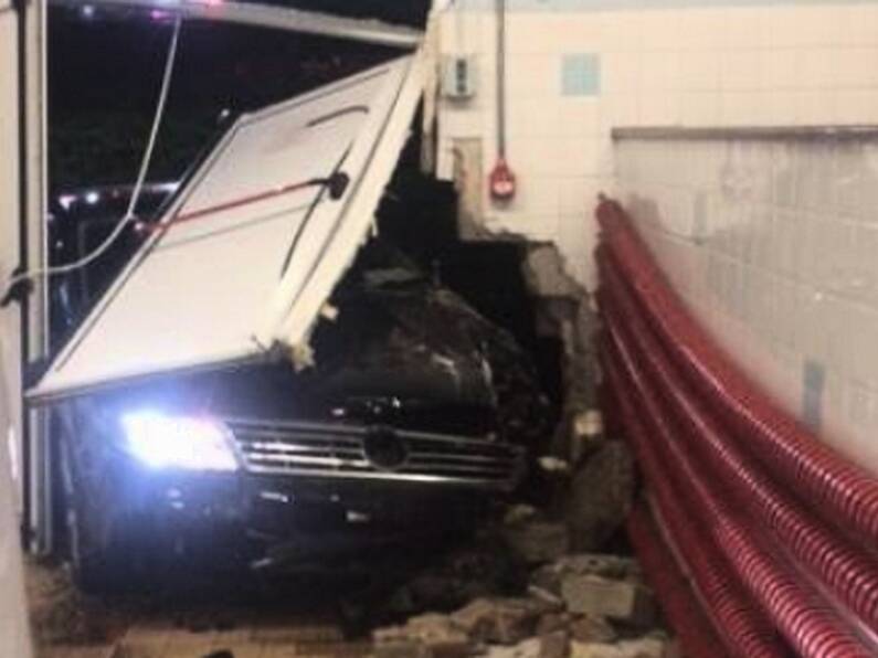 Cork swimming pool closed after car crashes through wall