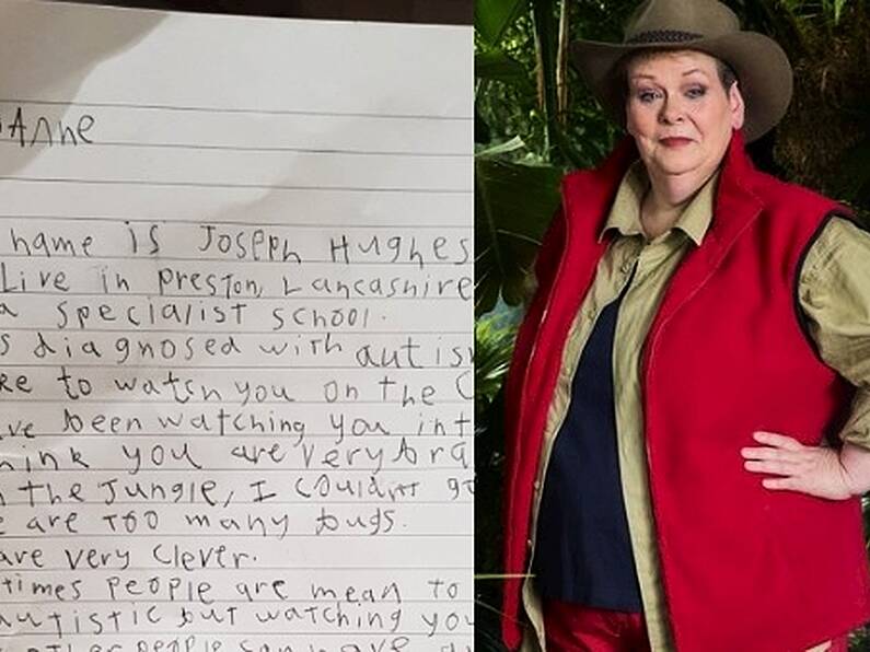 ‘People are mean to me because I am autistic': Schoolboy writes heartfelt letter to Anne Hegerty