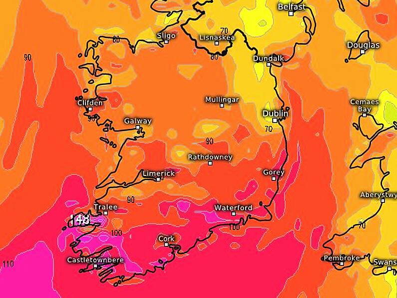 Storm Diana to merge with another weather system tonight; orange weather warnings possible