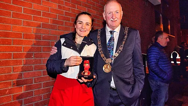 Kellie Harrington comes home to civic reception following AIBA World Championships success