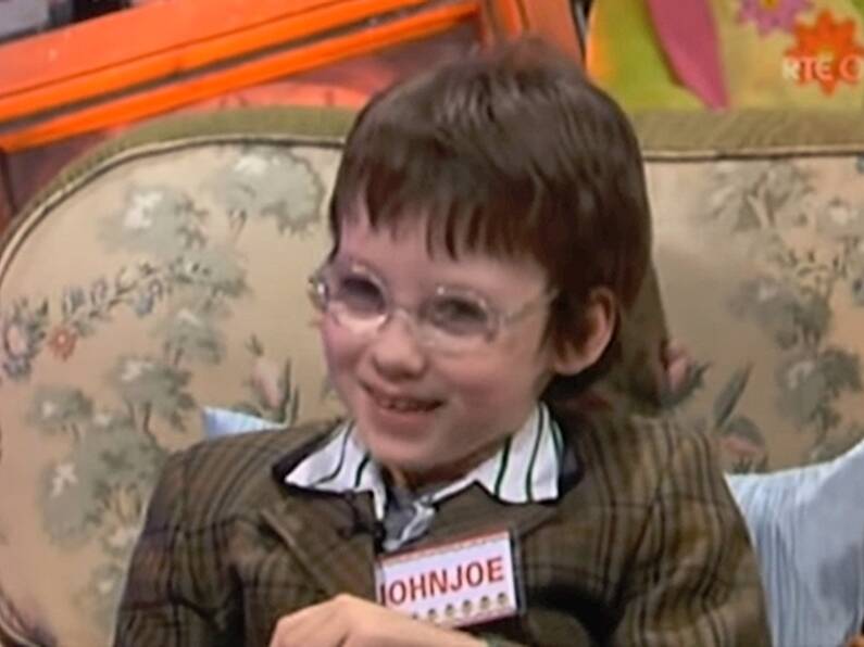 Remember John Joe from the Late Late Toy Show? Well he still loves clocks