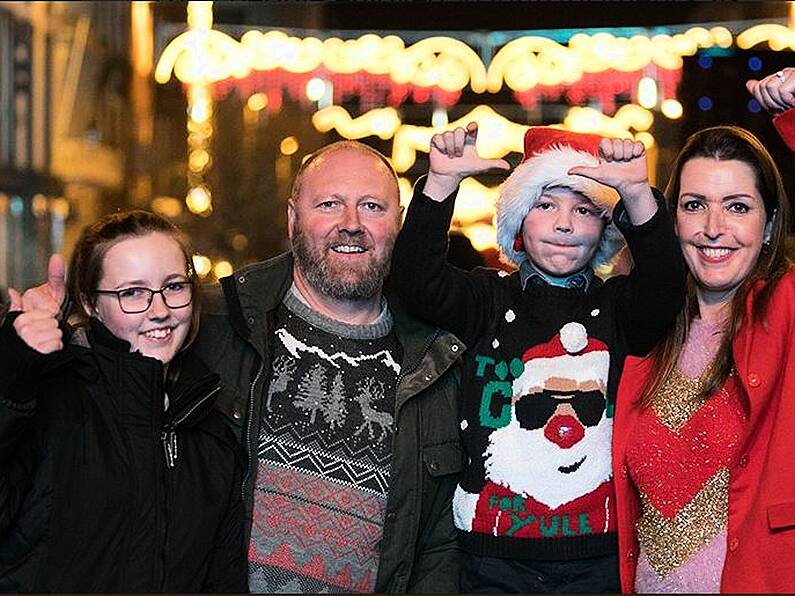 Some 20,000 people turn out to watch Vicky Phelan switch on the Christmas lights in Limerick