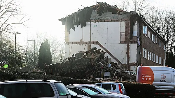 Neighbours describe 'thunder' explosion that killed man in UK house collapse