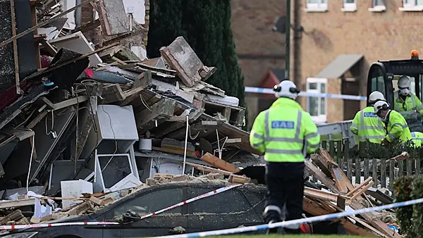 Neighbours describe 'thunder' explosion that killed man in UK house collapse