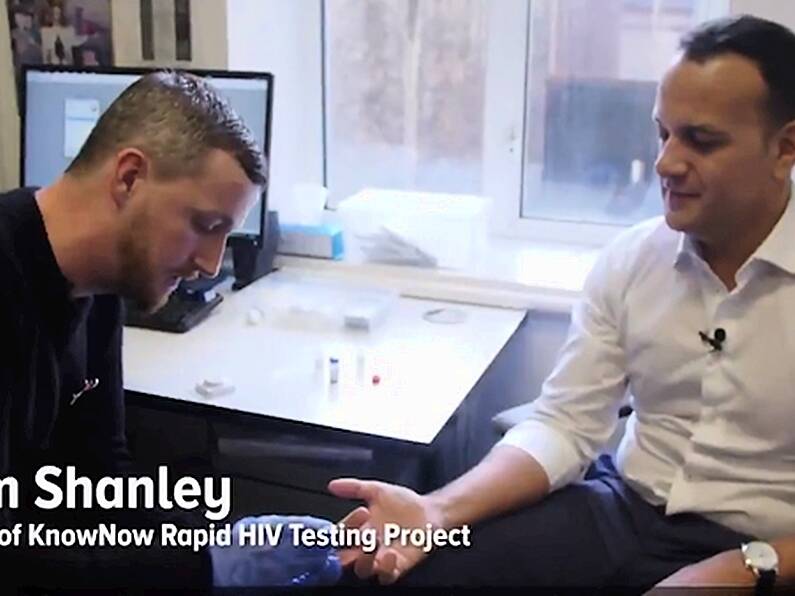 Watch: Taoiseach takes HIV test to mark World Aids Day