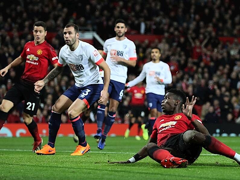 Pogba bags brace as Man Utd ease past Bournemouth