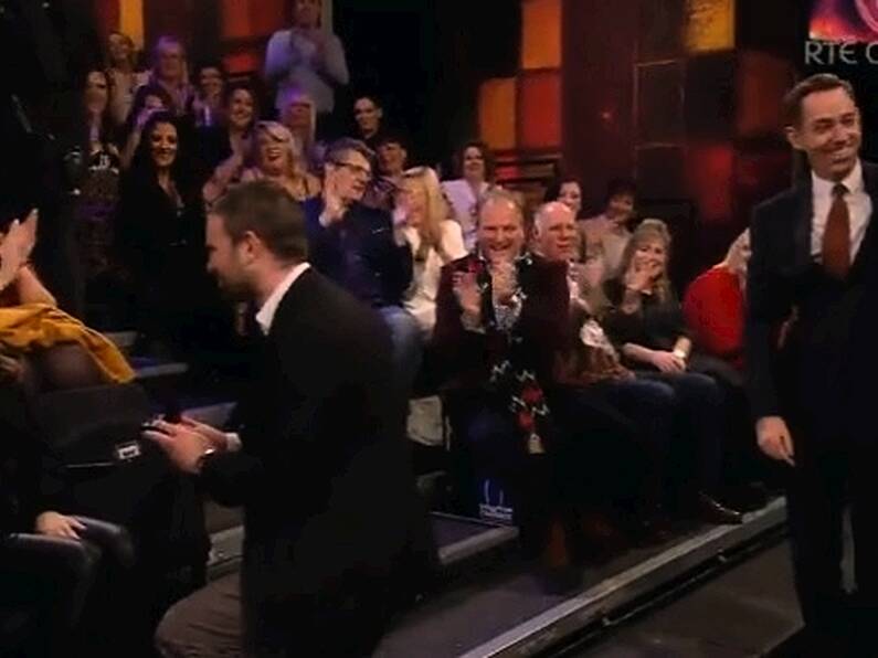 WATCH: Michael Bublé helped a man propose on the Late Late Show last night