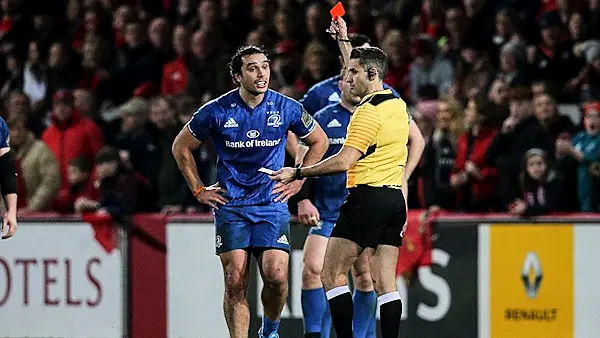 Munster better 14-man Leinster in fiery Thomond clash